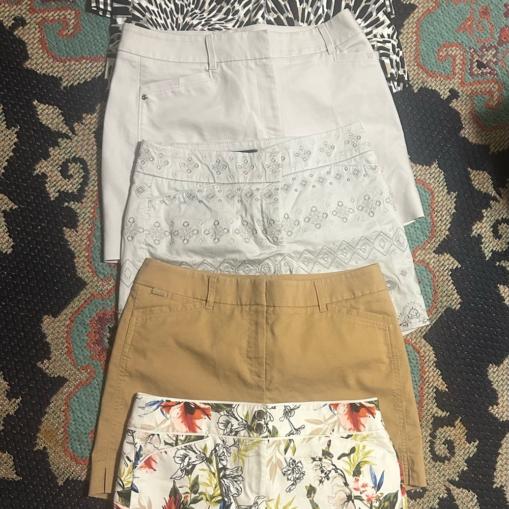 White House Black Market 5 inch dress shorts